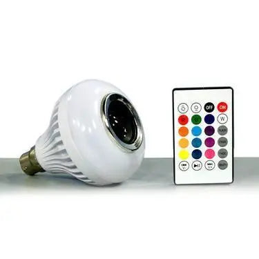 Colour Changing LED Bulb with Bluetooth Speaker & Remote ihrux3-82