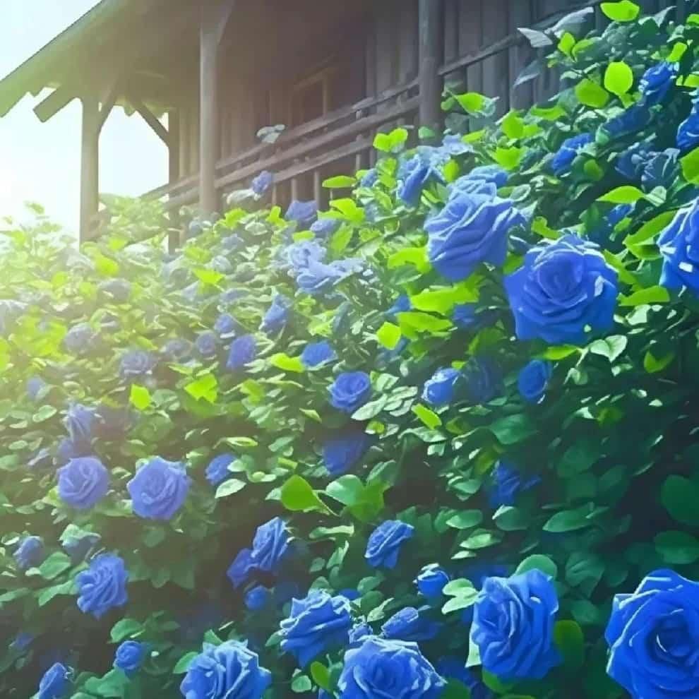 Blue Climbing Rose Seeds ihrux3-82