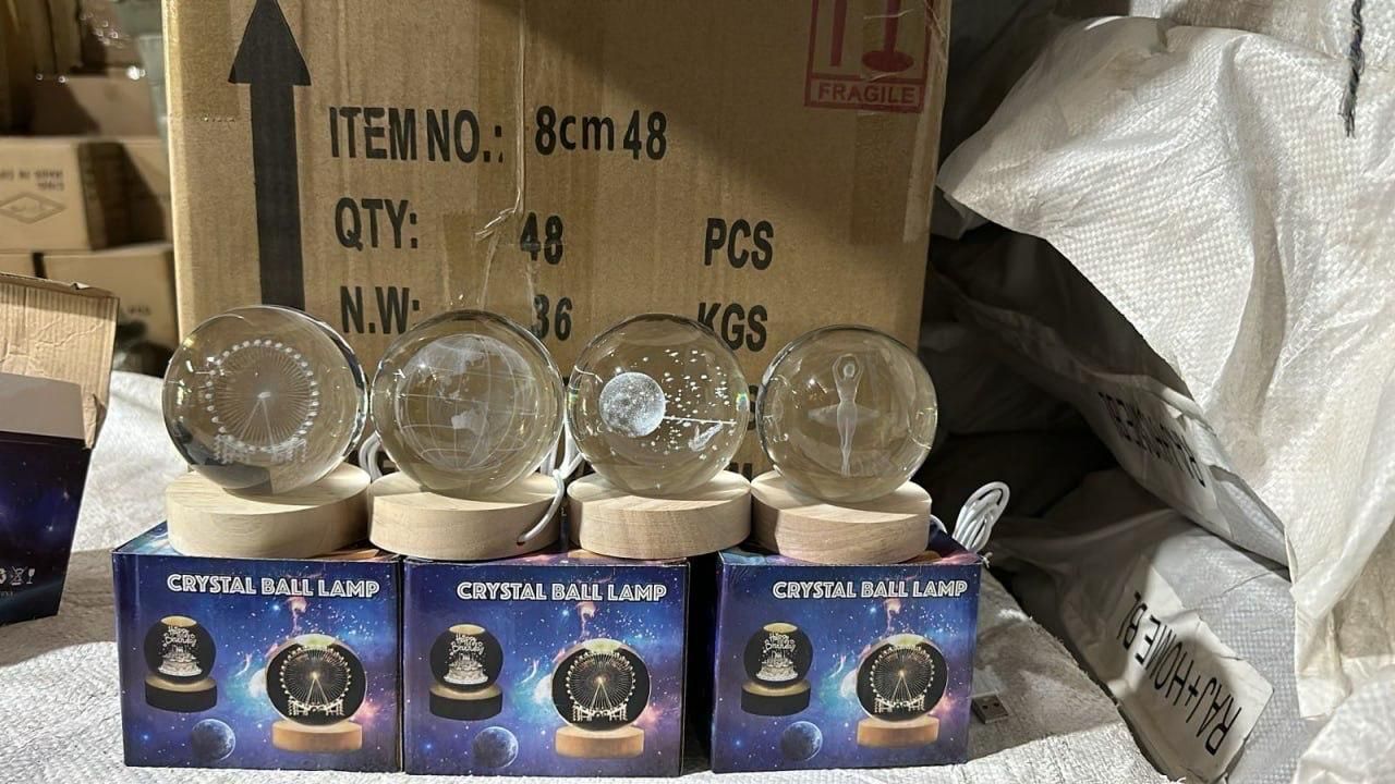 3D Crystal Lamp Ball(Assorted Design) ihrux3-82